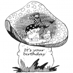 Theme coloring pages - Happy Birthday 9