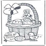 Theme coloring pages - Happy Eastern