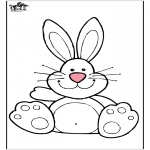 Animals coloring pages - Hare