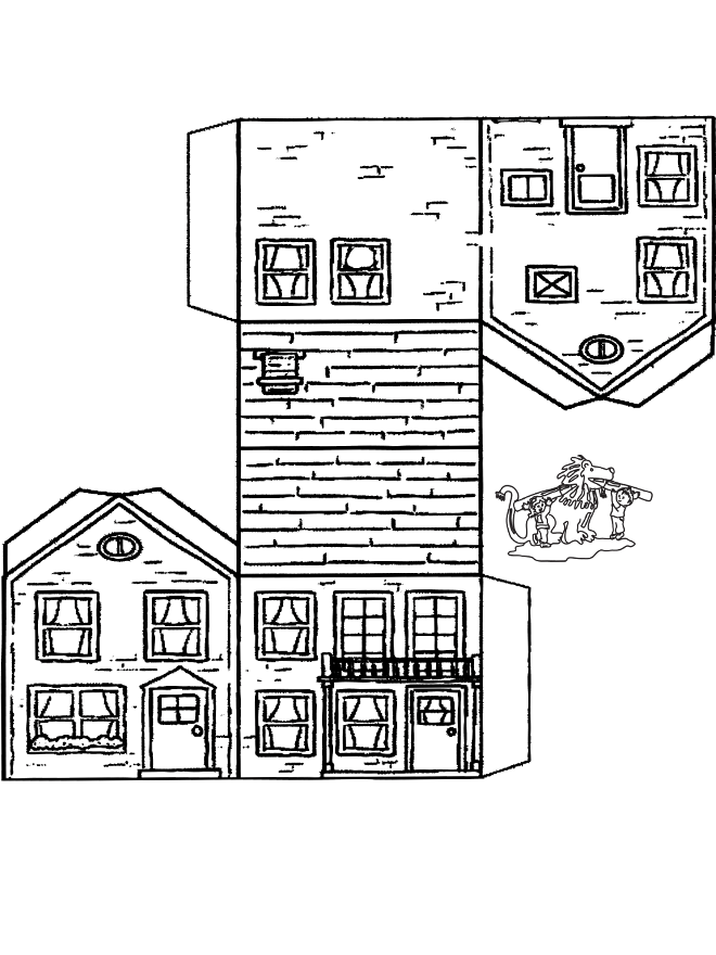 House papercraft 2 - Houses