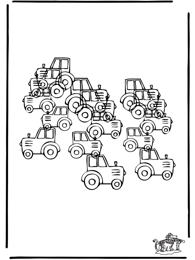 How many tractors - puzzle
