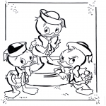 Comic Characters - Huey, Dewey and Louie 1