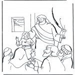 Bible coloring pages - Jairus' daughter 2