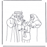 Bible coloring pages - Jesus at 12