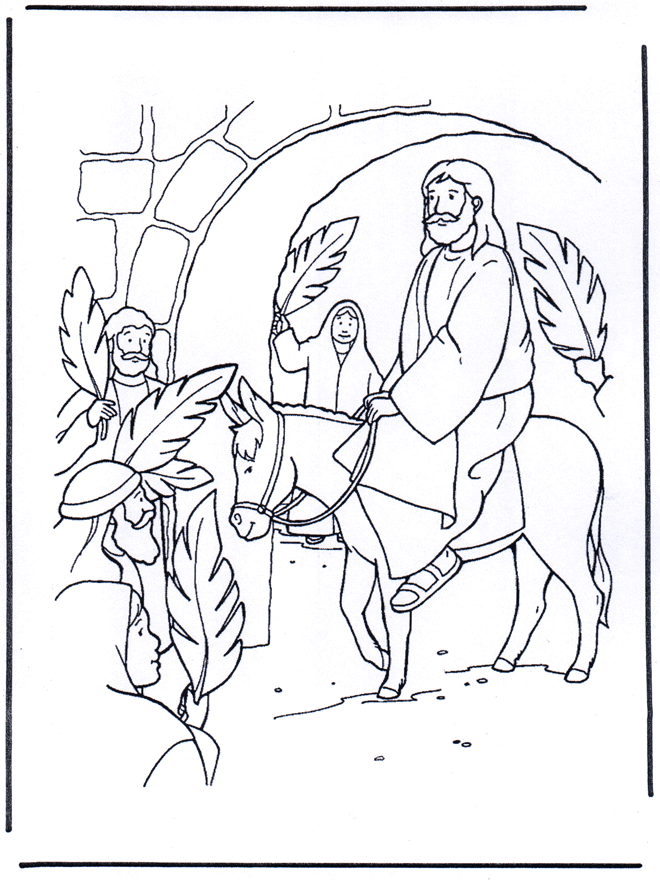 Jesus entry into Jerusalem 4 - Eastern