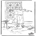 Bible coloring pages - Joseph in Egypt