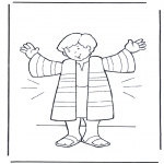 Bible coloring pages - Joseph's coat