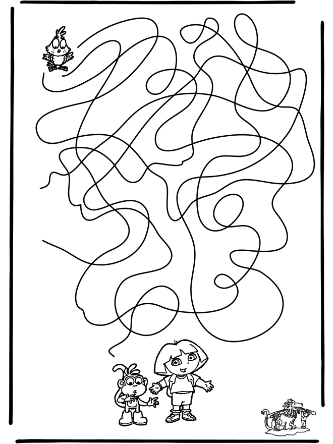 Labyrinth Dora - puzzle