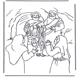 Bible coloring pages - Lazarus