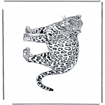 Animals coloring pages - Leopard 2