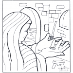 Bible coloring pages - Lesson of the widow's mite