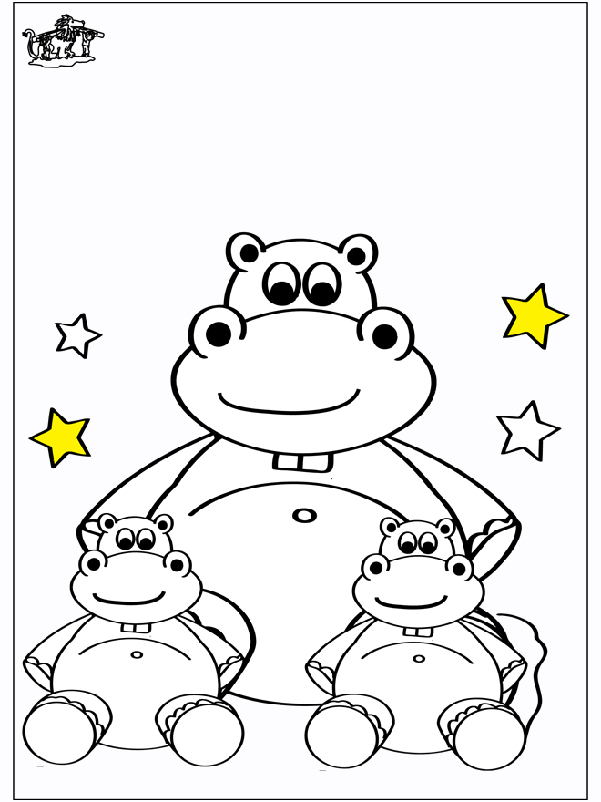 Little hippo 4 - Animals