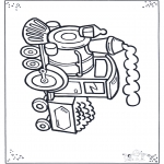 Kids coloring pages - Little locomotive