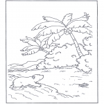 Kids coloring pages - Little Polar Bear 7