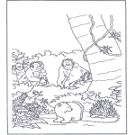 Kids coloring pages - Little Polar Bear 9