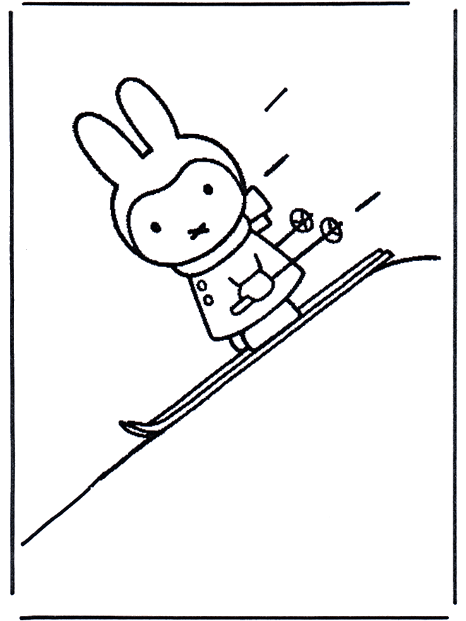 Little rabbit on ski's - Little Rabbit