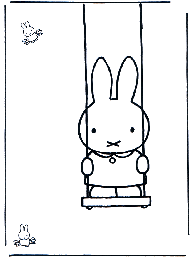 Little rabbit on swing - Little Rabbit