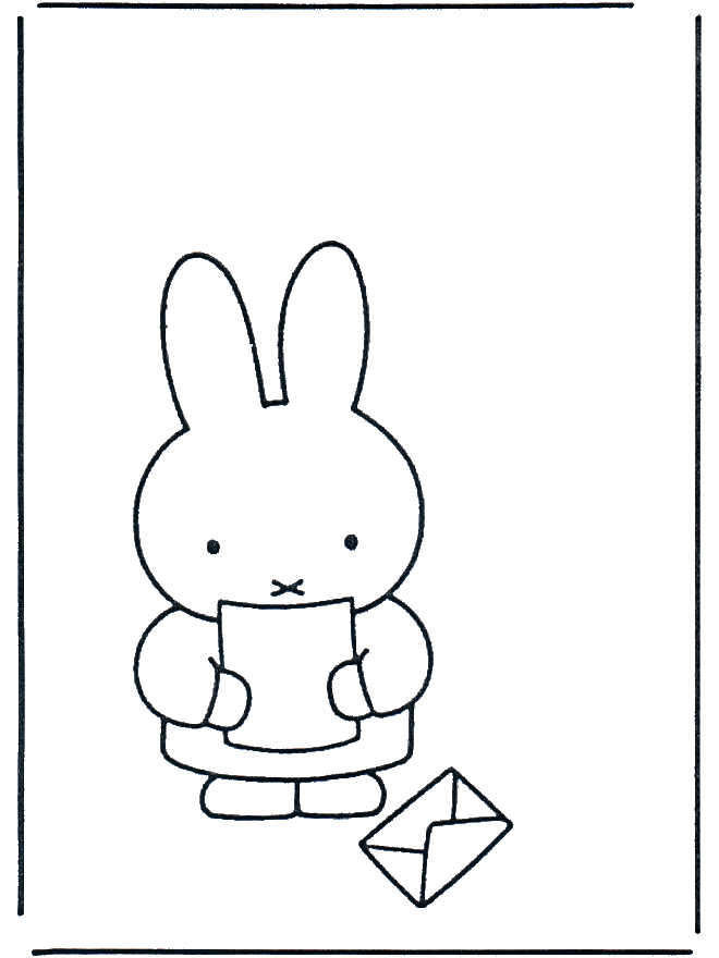 Little rabbit with letter - Little Rabbit