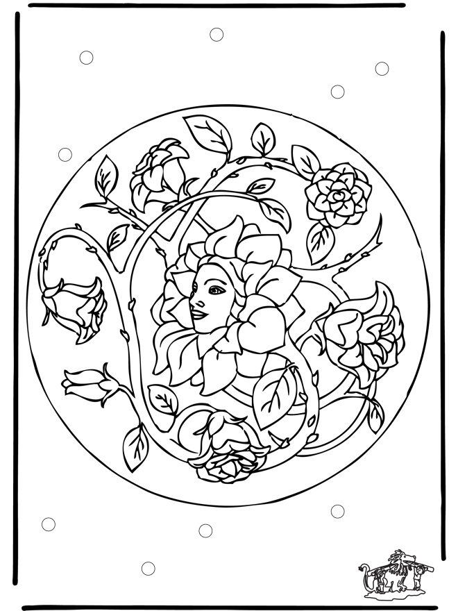 Mandala 26 - Flower mandalas