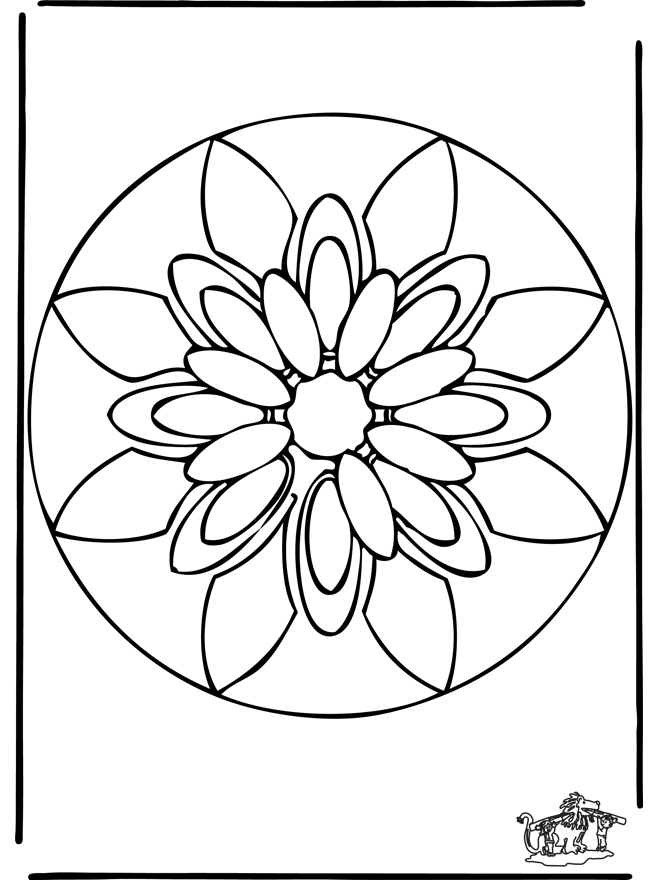 Mandala 38 - Flower mandalas