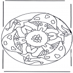 Mandala Coloring Pages - Mandala dwarf