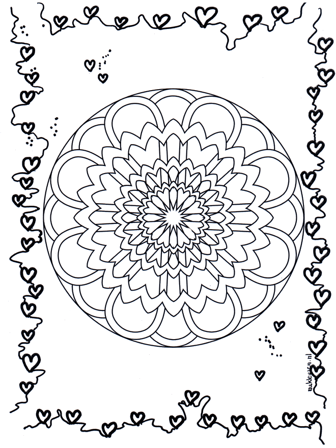 Mandala hearts 3 - Mandalas hearts