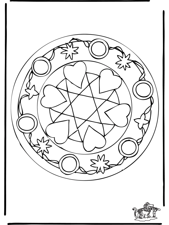 Mandala hearts 5 - Mandalas hearts