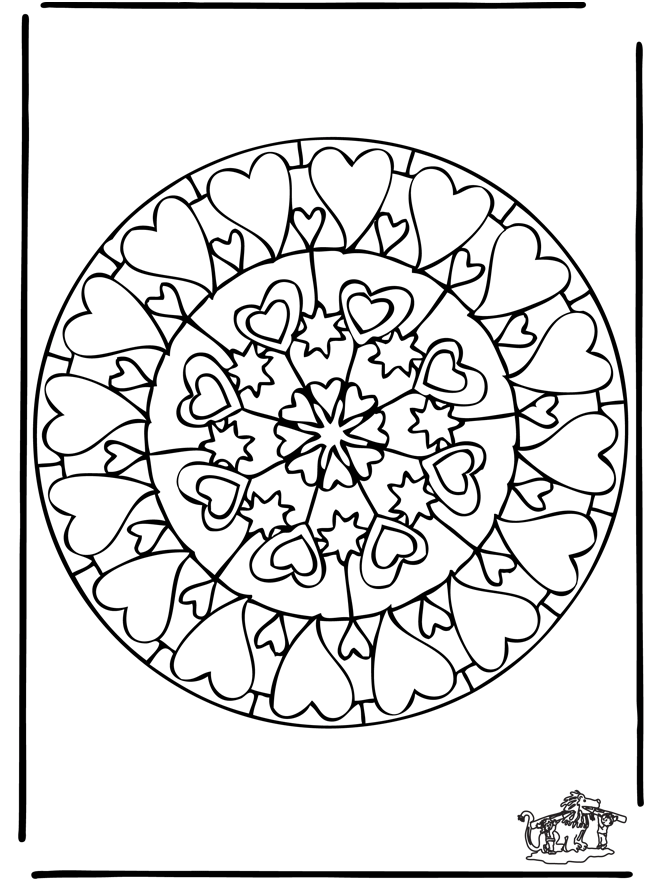 Mandala hearts 6 - Mandalas hearts