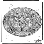 Mandala Coloring Pages - Mandala Lion