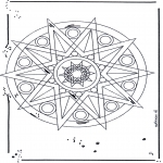 Mandala Coloring Pages - Mandala star 1