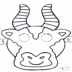 Crafts - Mask Cow 1