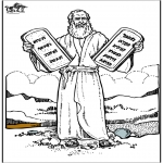 Bible coloring pages - Moses 4