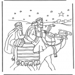 Christmas coloring pages - Nativity story 1