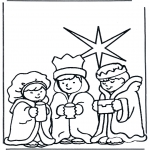 Christmas coloring pages - Nativity story 10