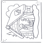 Christmas coloring pages - Nativity story 13