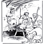 Christmas coloring pages - Nativity story 3