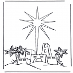 Christmas coloring pages - Nativity story 6