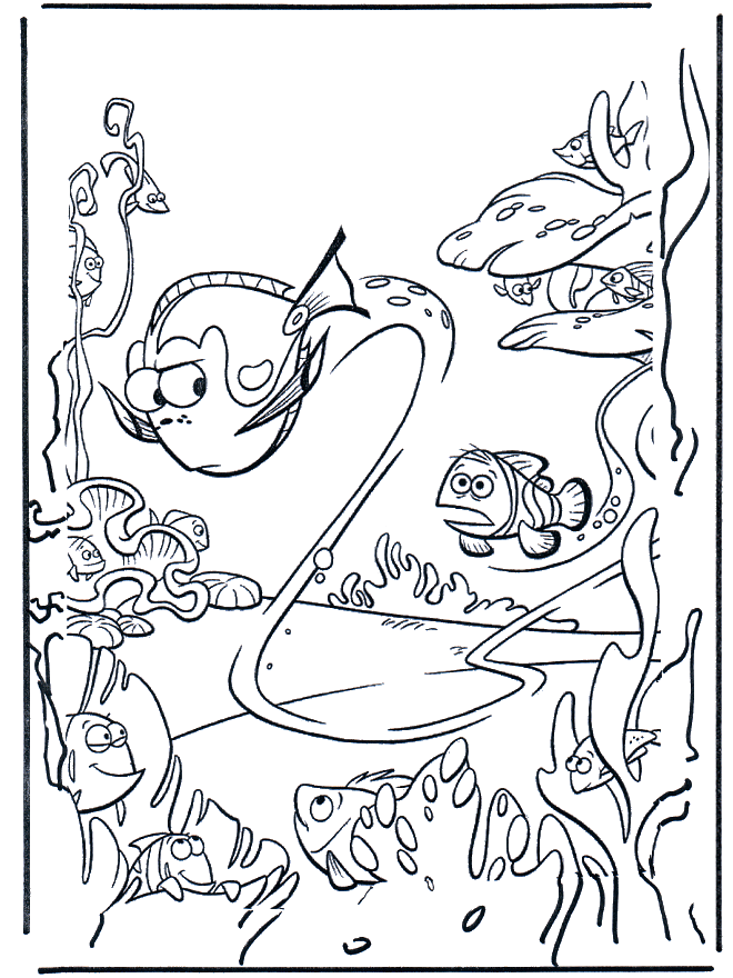 Nemo 10 - Nemo coloring pages