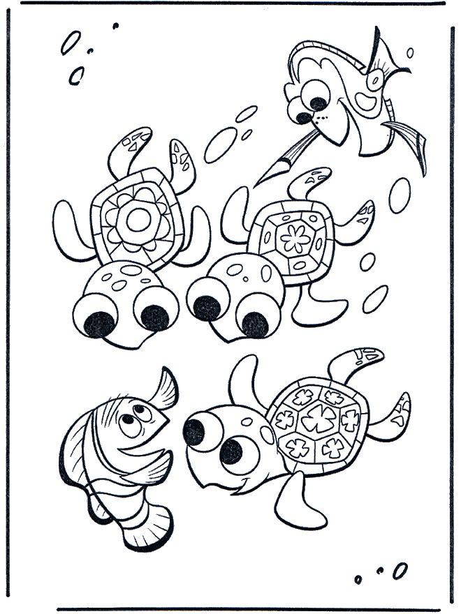 Nemo 17 - Nemo coloring pages