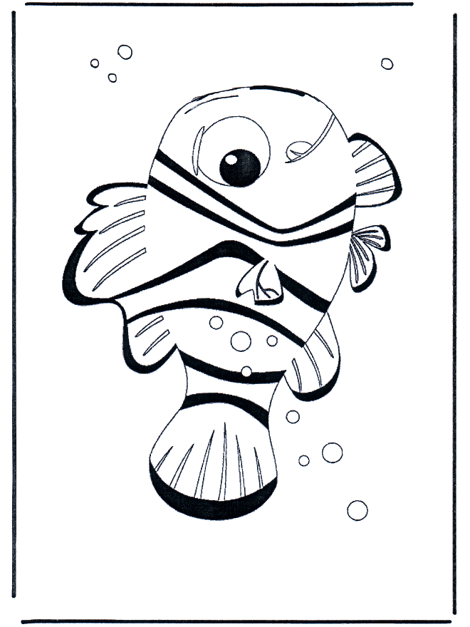 Nemo 4 - Nemo coloring pages