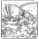 Bible coloring pages - Noa's ark 5