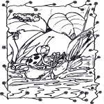 Animals coloring pages - On a boat 1