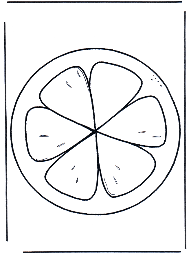 Orange slice - vegetable and fruits