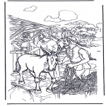 Bible coloring pages - Palmsunday