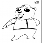 Animals coloring pages - Panda 2