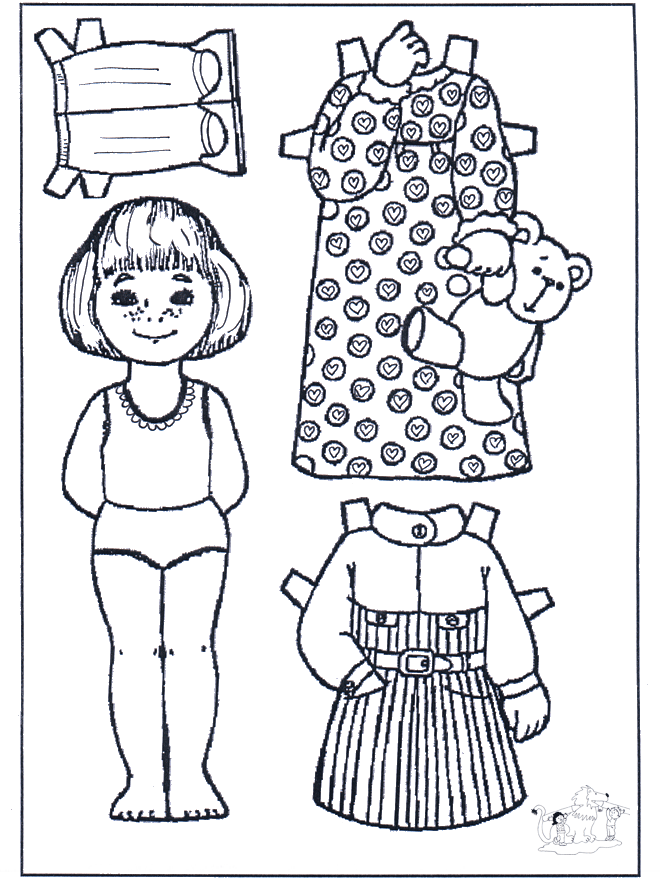Paper doll 3 - paper dolls