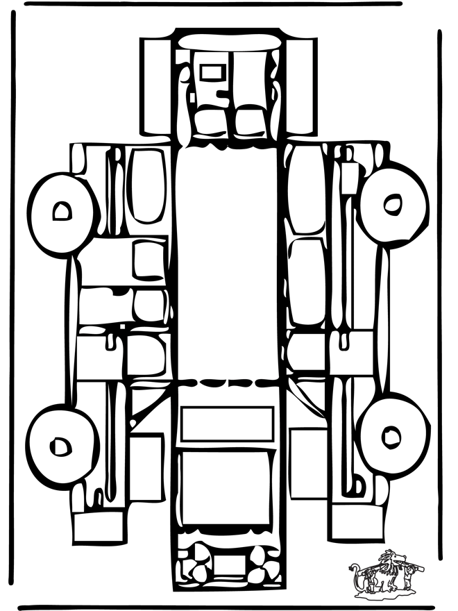 Papercraft car - Cut-Out