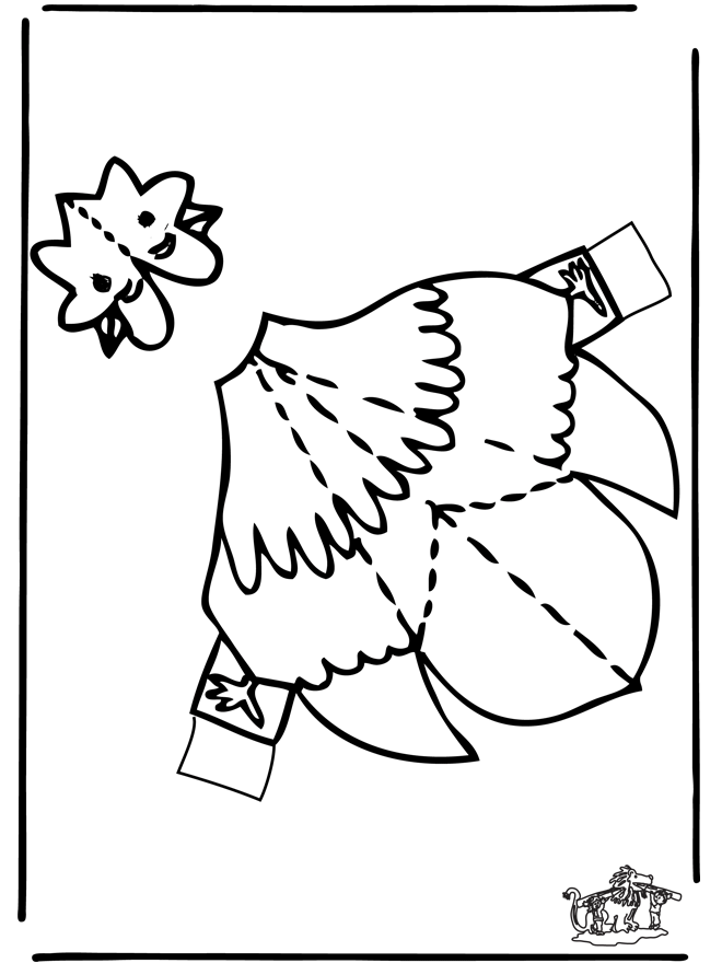Papercraft chicken - Cut-Out