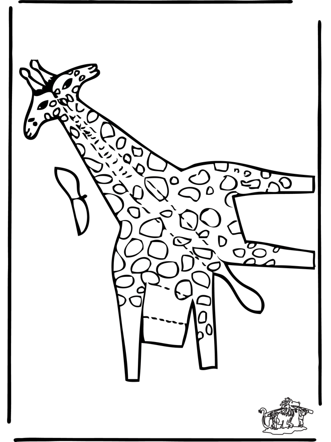 Papercraft giraffe 2 - Cut-Out
