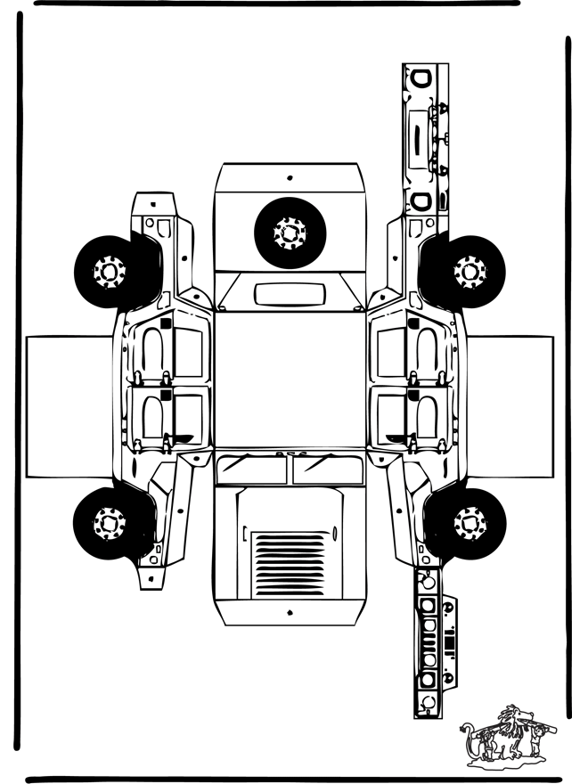 Papercraft Hummer - Cut-Out